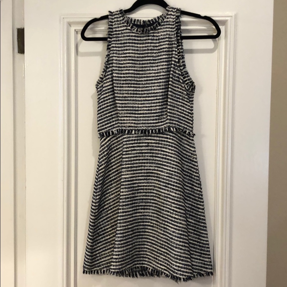 Zara Tweed Fringe Mini